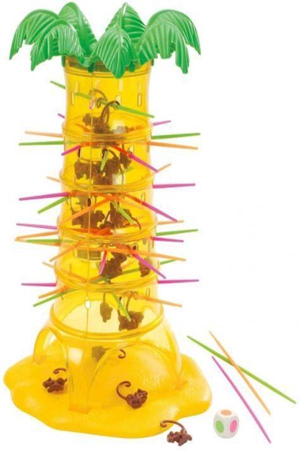 لعبة لوحية للأطفال عبارة عن تسلُّق القِردة وقيامها بألعاب بهلوانية في أثناء سقوطها - Image 1