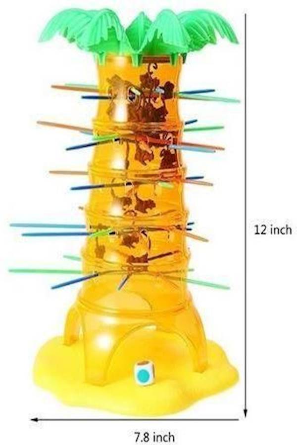 لعبة لوحية للأطفال عبارة عن تسلُّق القِردة وقيامها بألعاب بهلوانية في أثناء سقوطها - Image 5