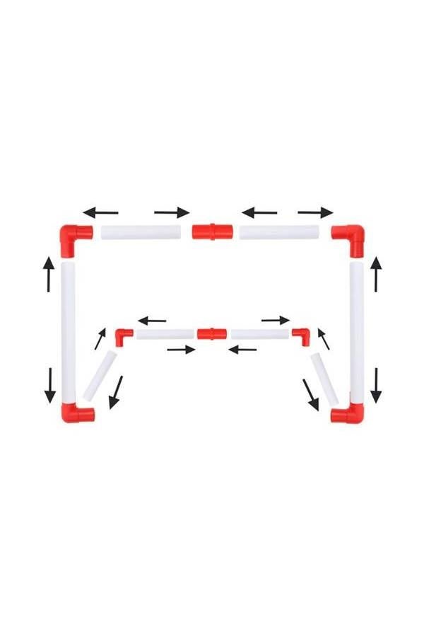 Plastic Soccer Goal Post With Pump Set - Image 2