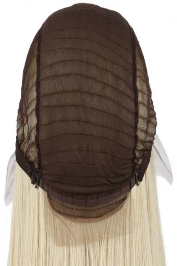 Long Straight Hair Wig Beige 26inch - Image 5