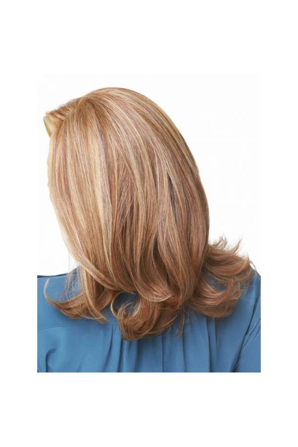 باروكة من الشعر المسترسل أشقر - Image 4