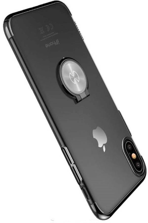 Xundo Magic Series Case Cover With Ring For Apple iPhone X Clear/Black  - Image 2