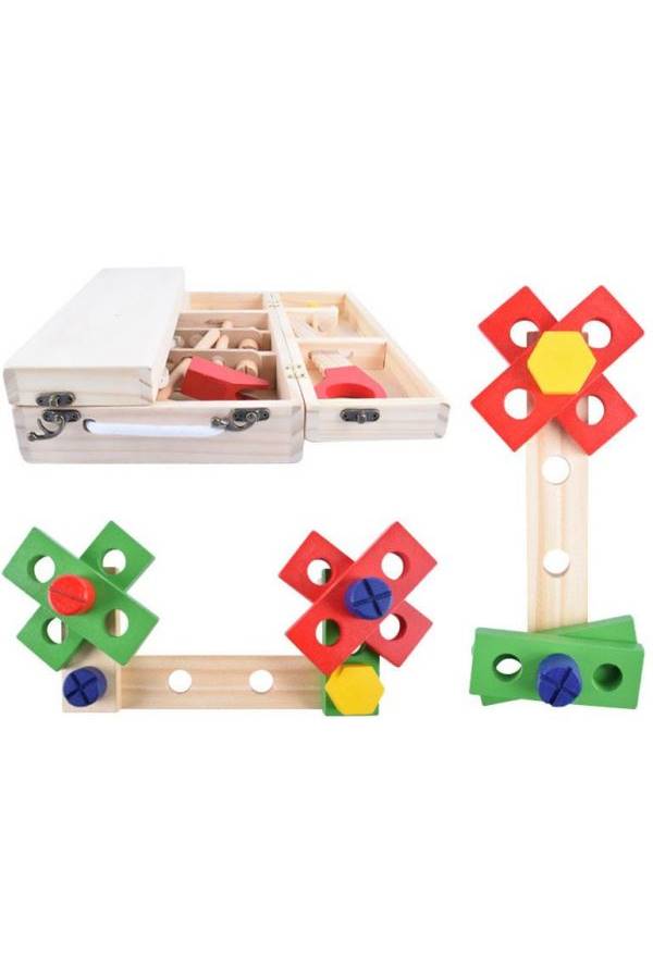 طقم صندوق أدوات محمول يحاكي صندوق العدة الحقيقي يمكنك استخدامه بنفسك - Image 2