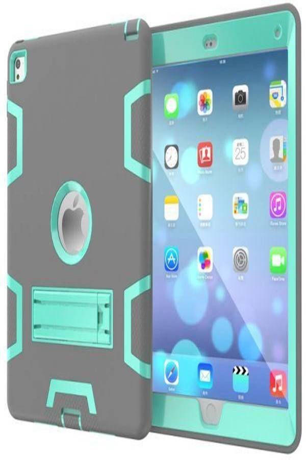 Anti Finger Rubber Shockproof Heavy Duty Tough Cover Smart Case For Apple iPad Air 2 Multi Color - Image 4