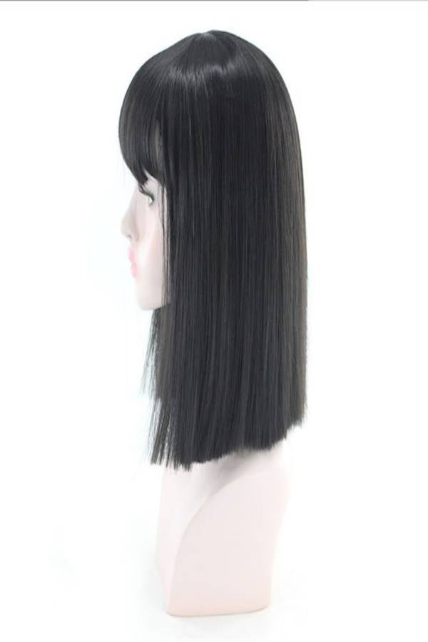 Generic Short Straight Hair Wig Black  - Image 2