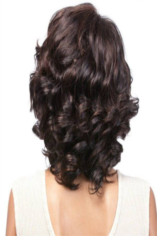 Generic Short Curly Hair Wig Black  - Image 3