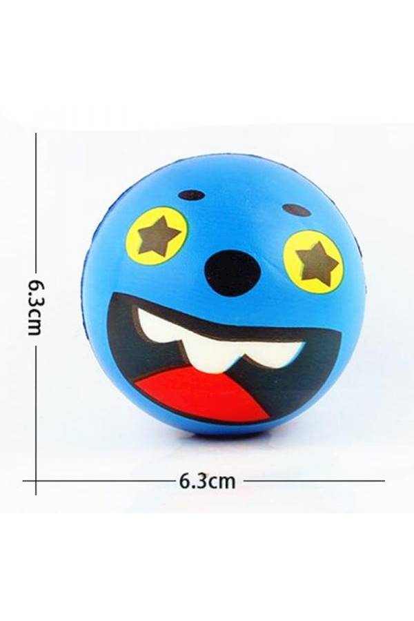 Generic - 12-Piece Monster Expression Bouncy Ball Set 6.3cm - Image 1