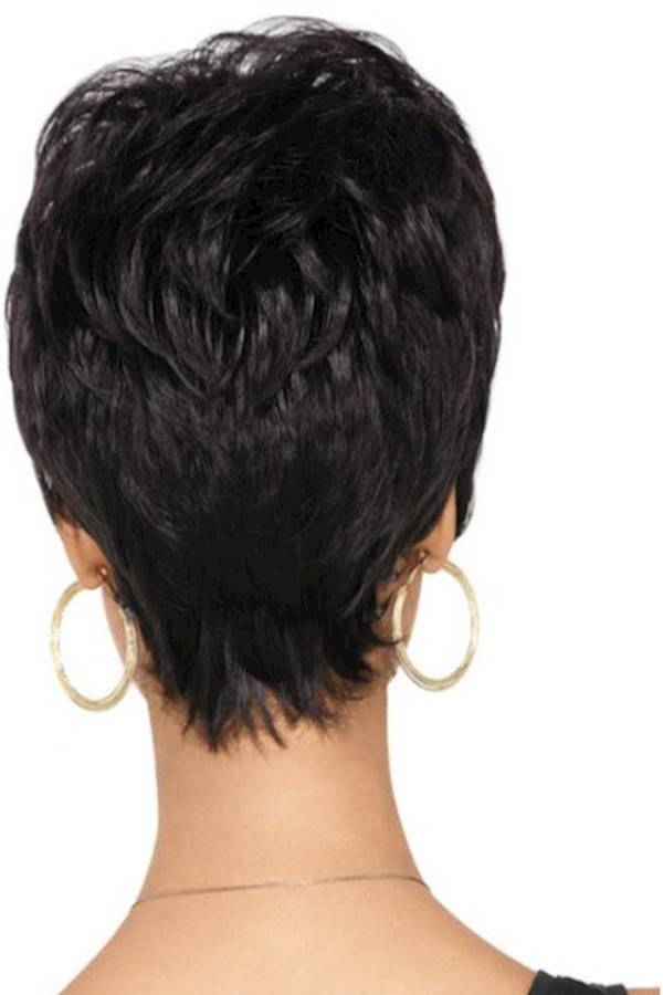 Generic Fashion Tones Short Curly Hair Wig Black  - Image 3