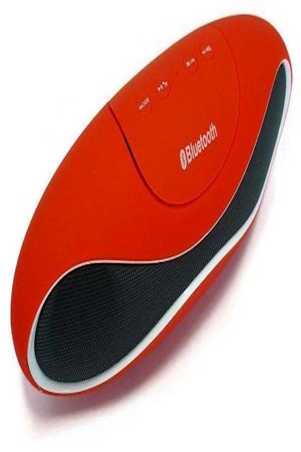Portable Mini Bluetooth Speaker Red/Black - Image 3