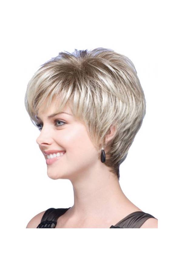 Generic Short Hair Wig Gold  - Image 3
