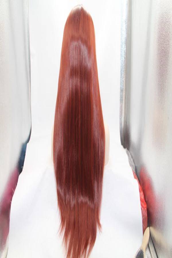Front Lace Wig Red - Image 1