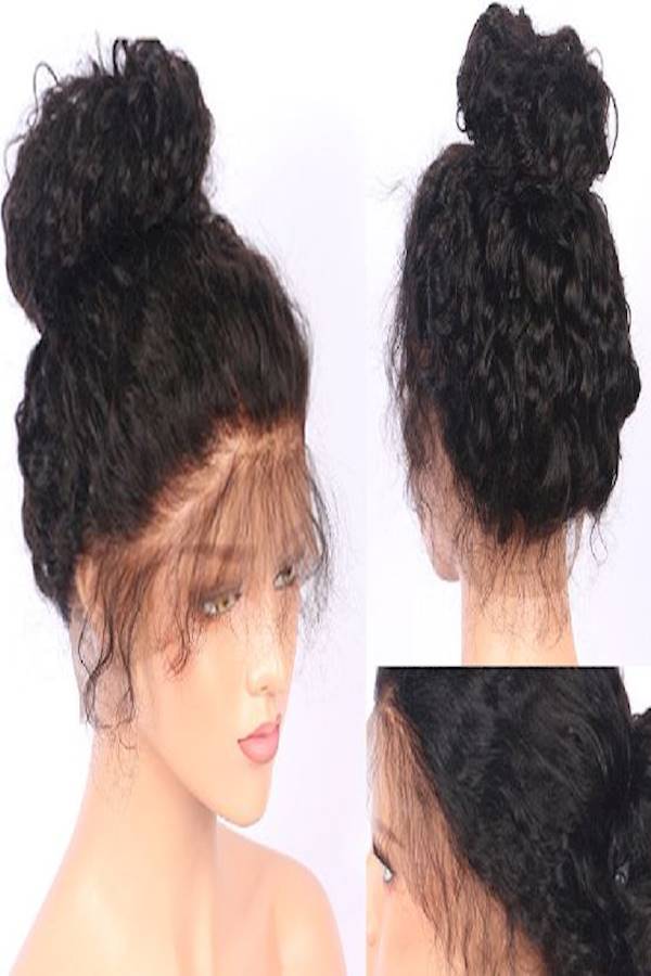 Fashionable Curly Wig Black - Image 3
