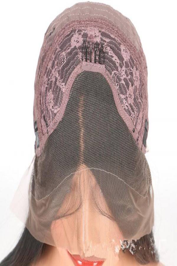Long Straight Front Hair Wig Black - Image 4