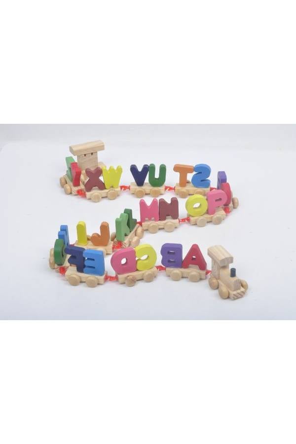 26-Letters English Wooden Toys - Image 2