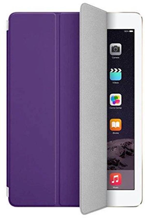 For iPad Air 2Th Generation Pu Leather Magnetic Back Cover Case Magnetic Slim Leather Smart Cover Case Skin For Apple iPad Air 2  - Image 3