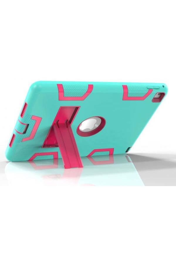 Heavy Duty Defender Hybrid Shockproof Dirtproof Kickstand Smart Case Cover For Apple iPad Pro 9.7 Inch Aqua  - Image 3