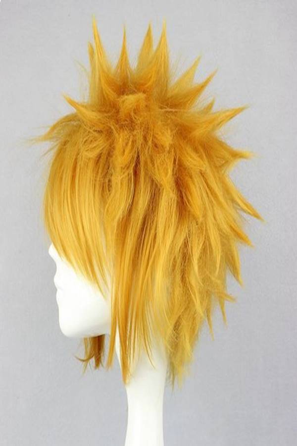 شعر مستعار بنمط شخصية ناروتو أوزوماكي من مسلسل الأنمي Naruto للحفلات التنكرية أصفر - Image 3