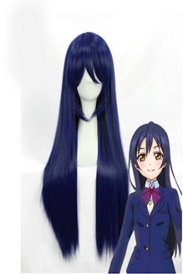Generic - Sonoda Umi Straight Hair Wig Blue 80cm - Image 1