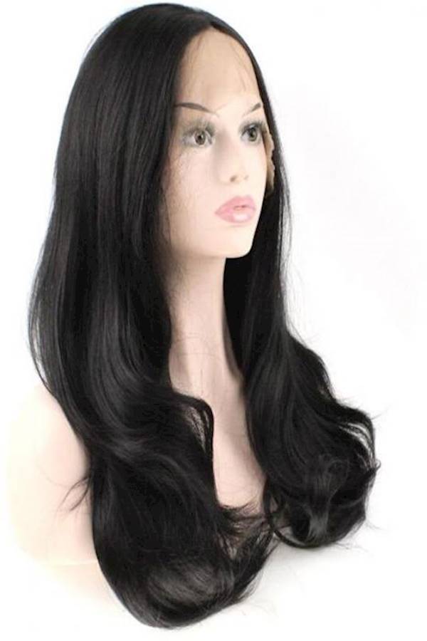 Long Wavy Hair Wig Black - Image 5