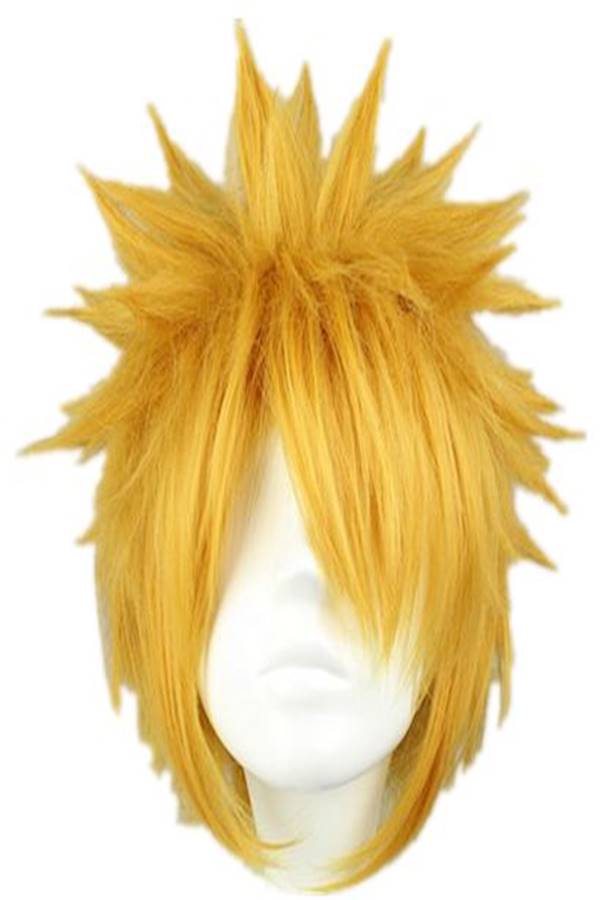 شعر مستعار بنمط شخصية ناروتو أوزوماكي من مسلسل الأنمي Naruto للحفلات التنكرية أصفر - Image 2