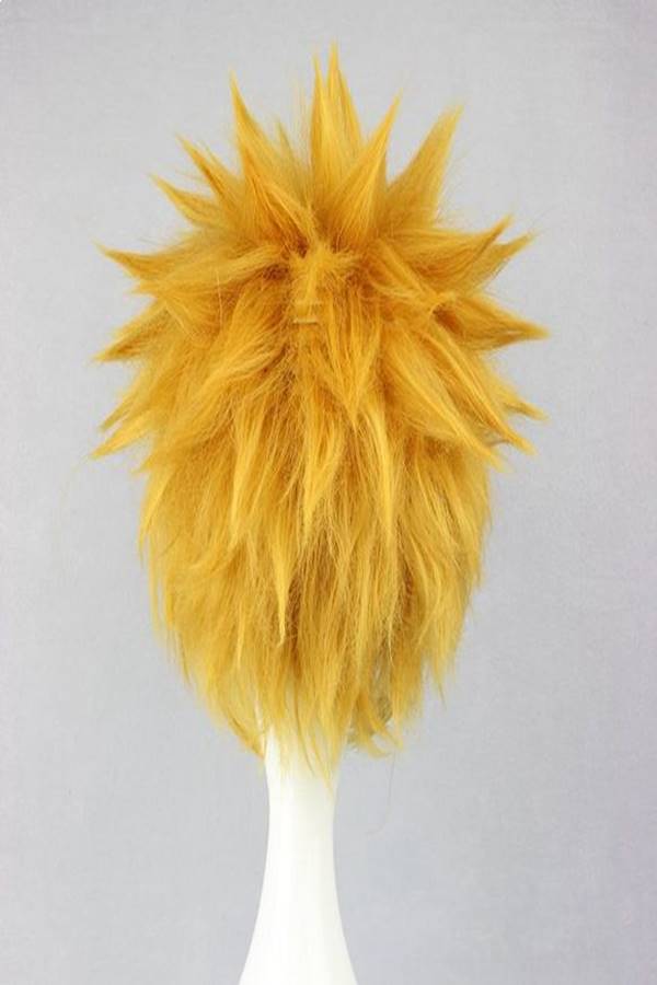 شعر مستعار بنمط شخصية ناروتو أوزوماكي من مسلسل الأنمي Naruto للحفلات التنكرية أصفر - Image 4