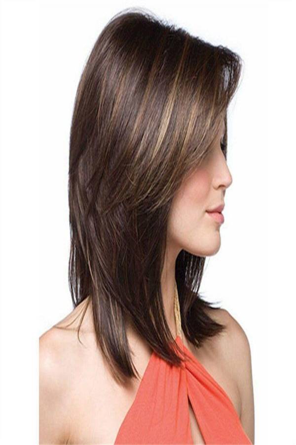 Generic Short Straight Hair Wig Brown  - Image 2