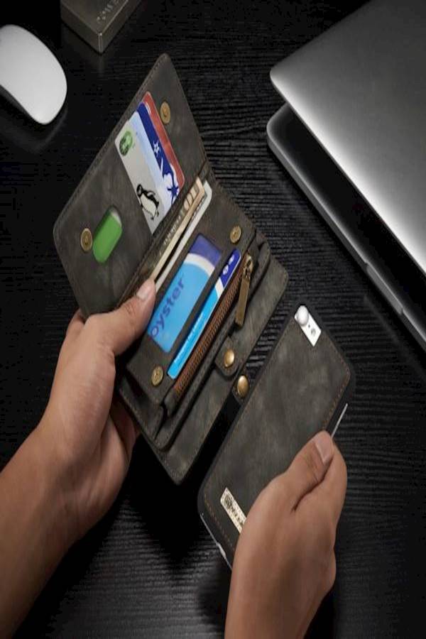 Flip Case Cover For Apple iPhone 6S Black