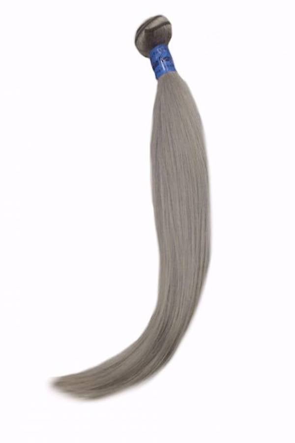 Pure Human Hair Extension Grey 26inch - Image 1