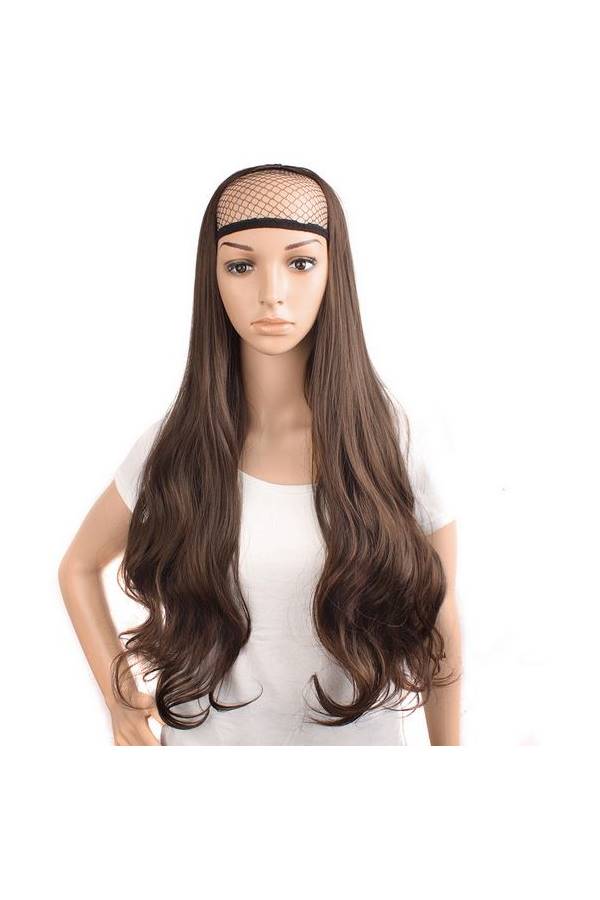 Curly Hair Extension Dark Brown 70cm - Image 2