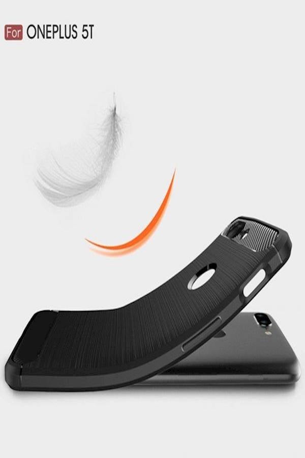 KEYSION Protective Case Cover For OnePlus 5T Black - Image 5