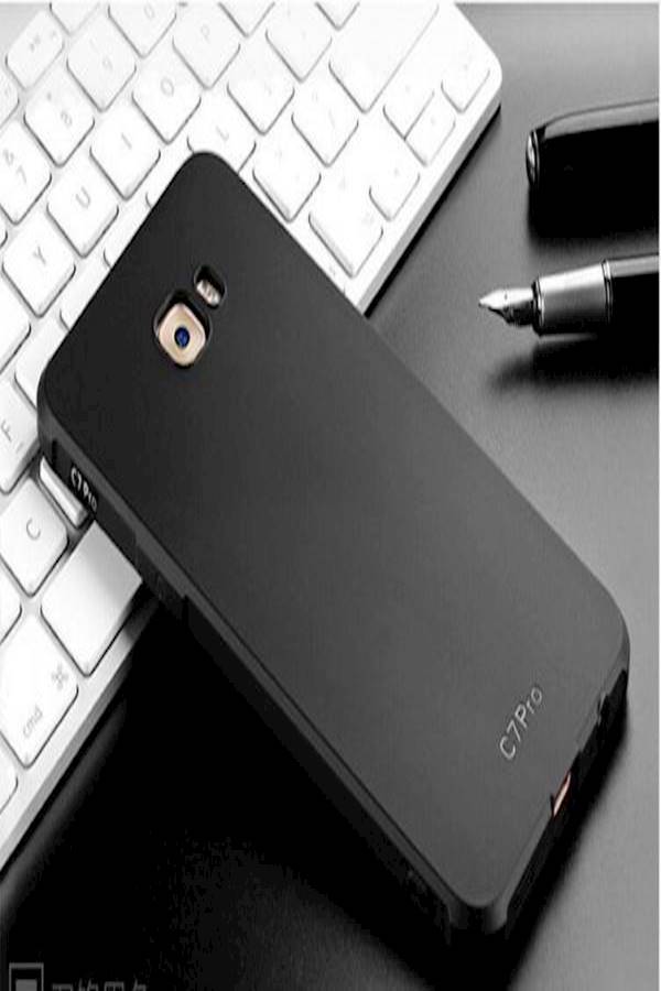 Protective Case Cover For Samsung C7 Pro Black - Image 4