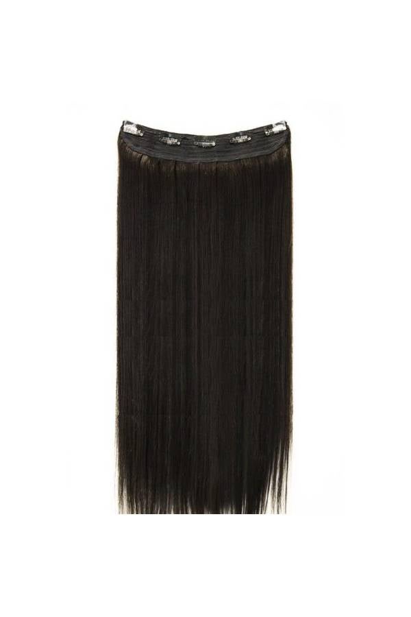 وصلات شعر مع كباسة أسود 26بوصة - Image 1