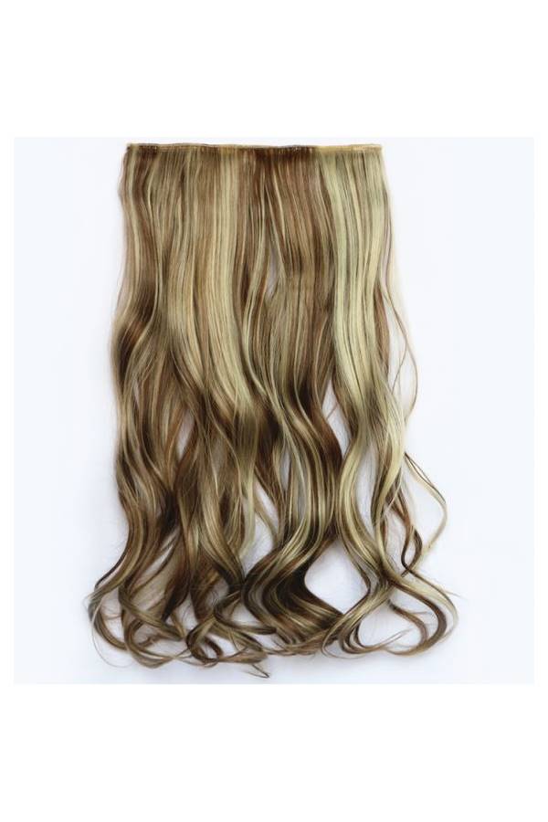 Generic Fashion Curly Hair Wig Brown/Beige 