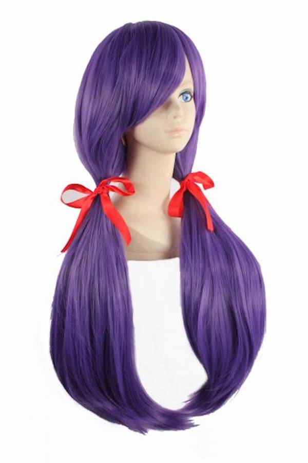 Generic Elegant Special Long Straight Cosplay Wig 000B Purple - Image 4