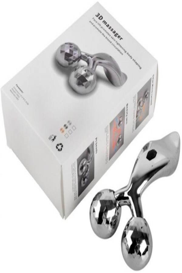 FveShine 3D Roller 360 Degree Facial Slimming Massager Grey 168grams  - Image 5