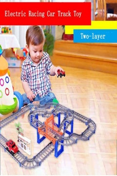 Generic 73-Piece Electric Puzzle Multi-Layer Speed Rail Track Set  - Image 4