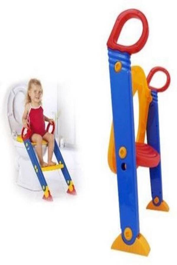 مقعد مرحاض قابل للطي بمقابض - Image 3