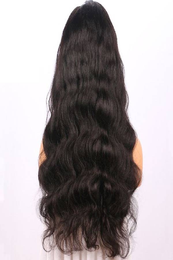 Fashionable Curly Wig Black - Image 4