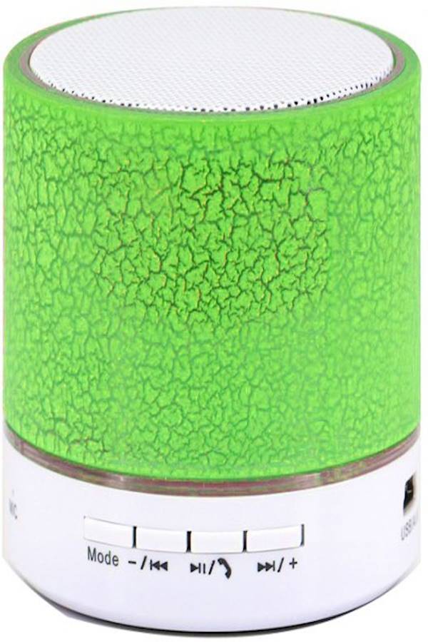 A9 Smart Colorful LED Light Mini Wireless Bluetooth Speaker Portable Stereo Support USB/TF/FM/AUX- green