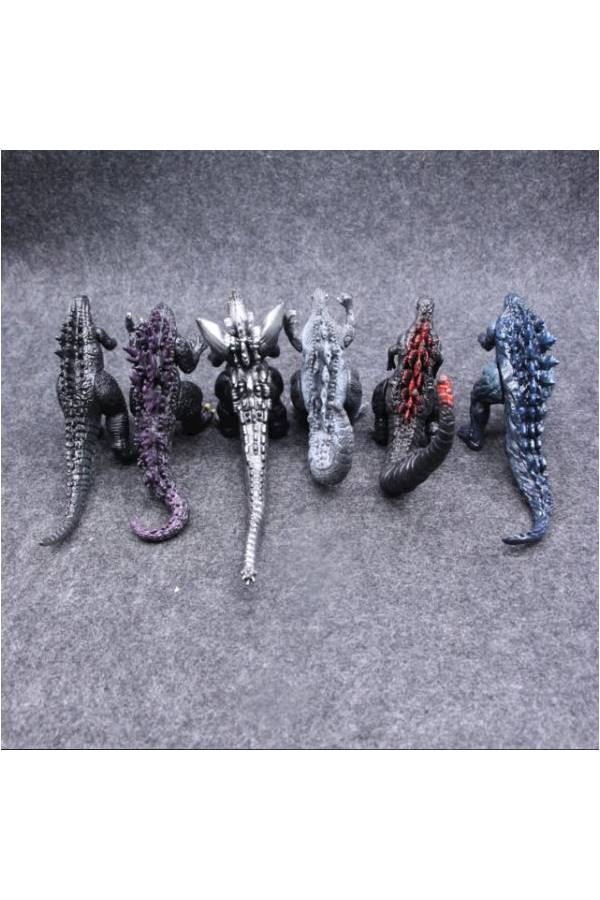 Generic - 6-Piece Godzilla Dinosaurs Dragons Collectible Model Action Figure Toy Set - Image 1