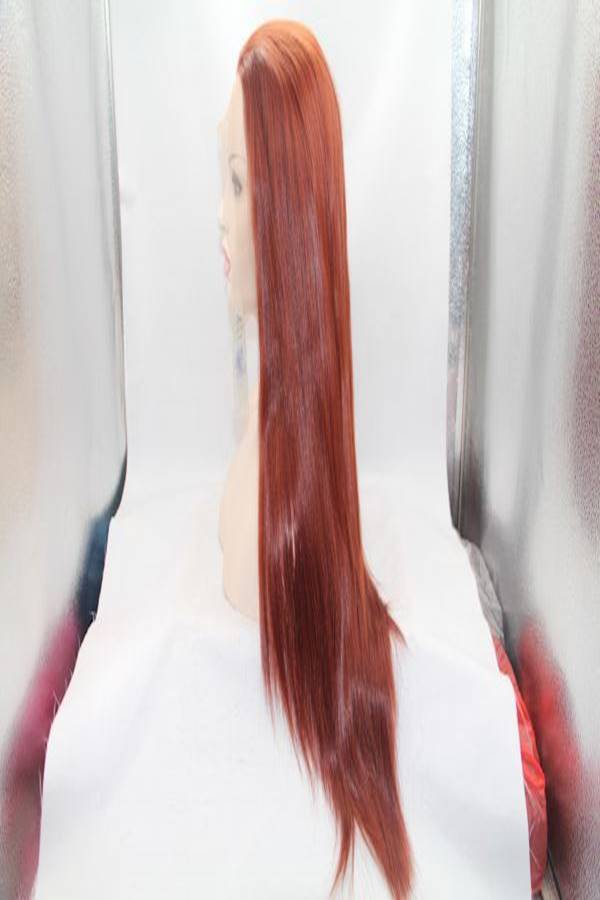 Front Lace Wig Red - Image 2