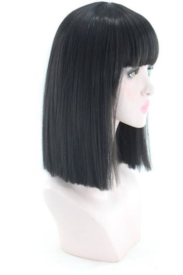 Generic Short Straight Hair Wig Black  - Image 4