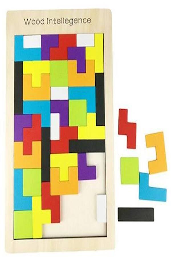 Wooden Tangram Jigsaw Puzzle - Image 2