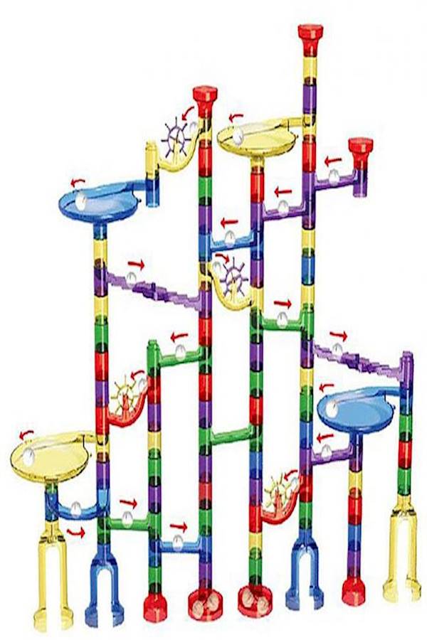 Generic - 122Pcs Marble Run Toy Marble Game Building Blocks 122 - Image 1