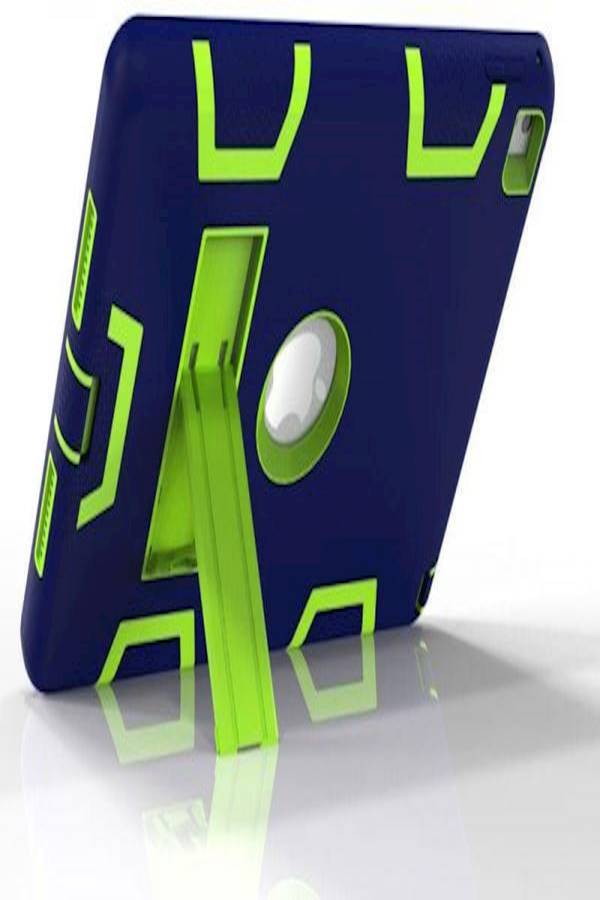 Rubber Shockproof Heavy Duty Tough Cover Smart Case For Apple iPad  - Image 2