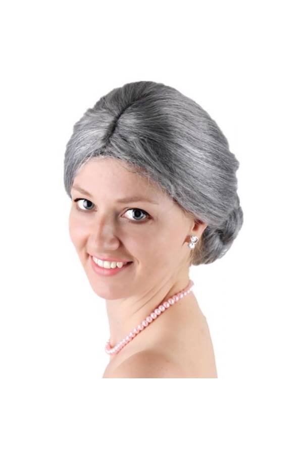 Generic - Old Lady Costume Granny Wig Grey - Image 1