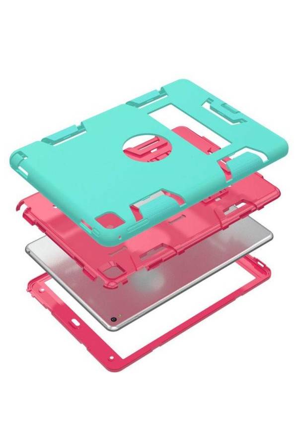 Heavy Duty Defender Hybrid Shockproof Dirtproof Kickstand Smart Case Cover For Apple iPad Pro 9.7 Inch Aqua  - Image 4