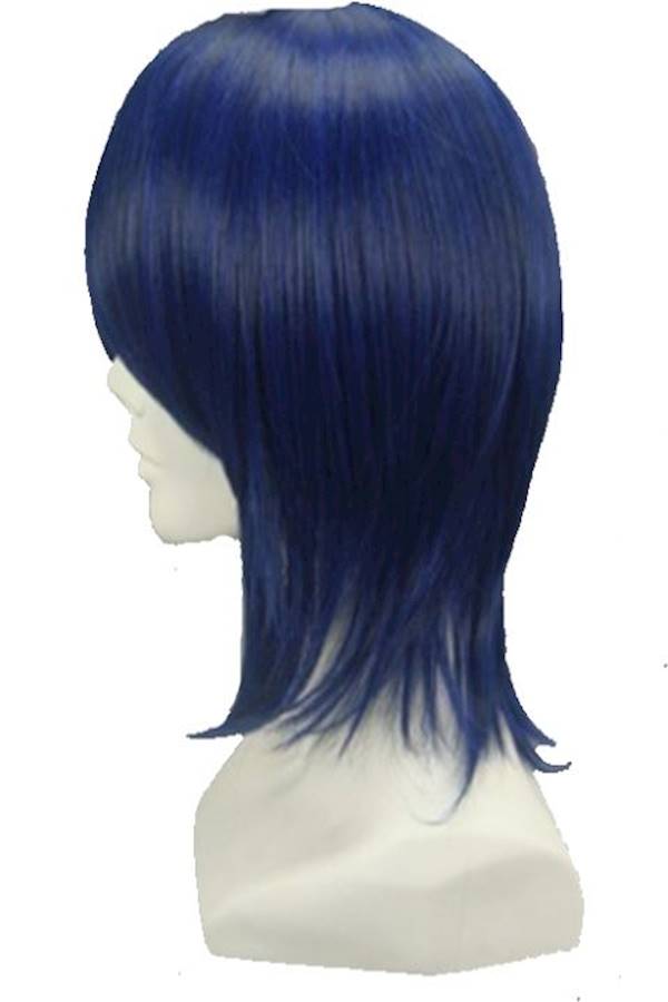 Generic Short Hair Extension Wig Blue  - Image 4