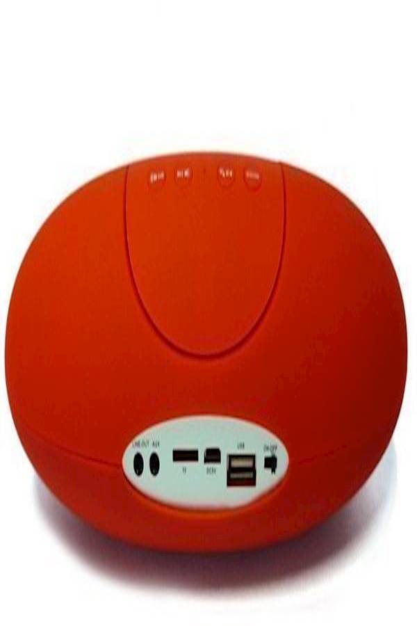 Portable Mini Bluetooth Speaker Red/Black - Image 2