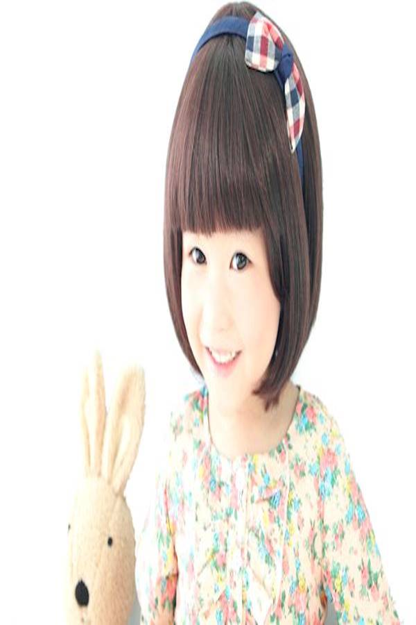 Generic Synthetic Short Straight Cute Wig Black  - Image 2